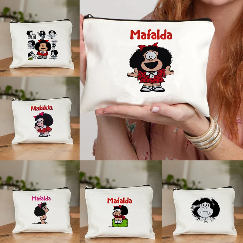 Beauty Preservation Makeup Bag - Mafalda Cute Anime Cosmetic Makeup Bag