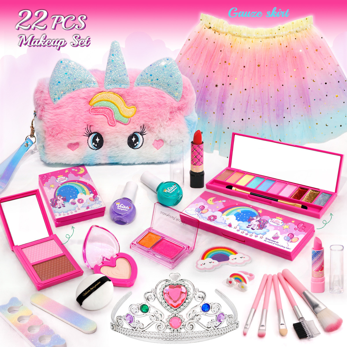 Beauty Makeup Events - Girls Makeup Toy Set Kid Unicorn
