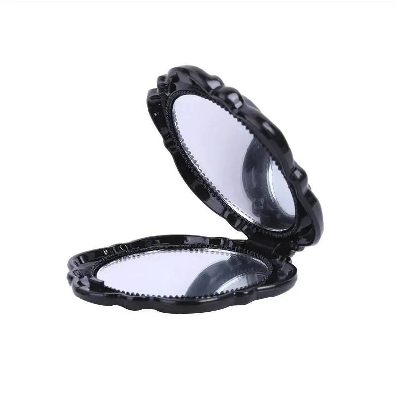 Beauty Rose Makeup - Mini Mirror Retro Rose Flower Portable