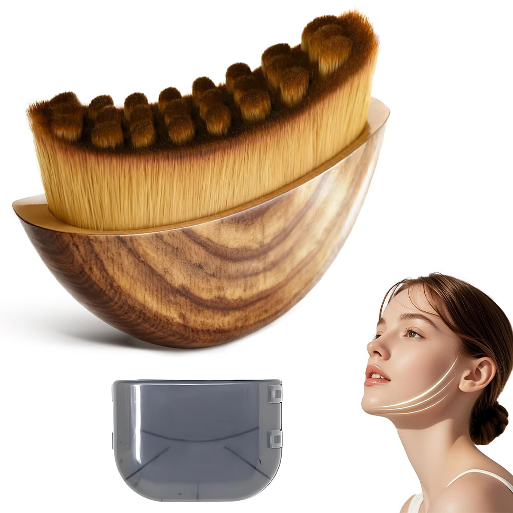 Makeup Beauty Ro - 1 PCS Lymphatic Contour Face Brush