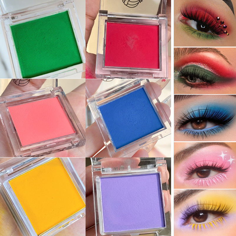 Beauty Makeup Palette - Matte green, monochrome, Christmas brightening eyeshadow