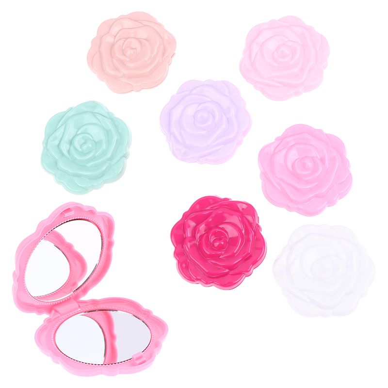 Beauty Rose Makeup - 1PCS Portable Retro Rose Flower Mini