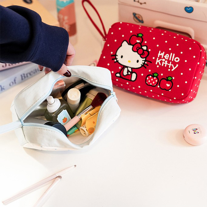 Beauty Preservation Makeup Bag - Sanrio Hello Kitty Polka Dot Cosmetic