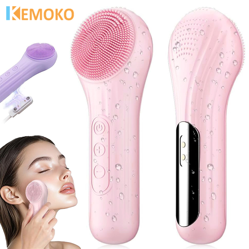 Electric Face Cleanser Brush - Electric Facial Cleansing Brush Sonic Silicone