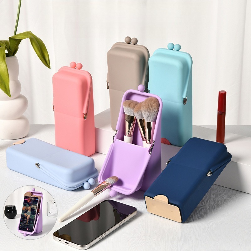 1pcs Silicone Makeup Brush Sto - Beauty Preservation Makeup Bag avis et prix