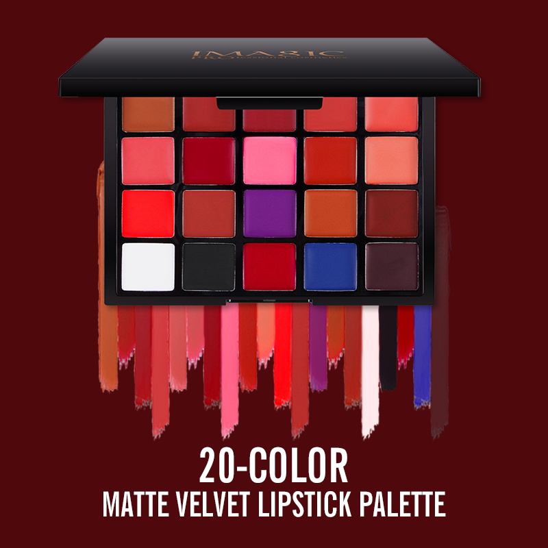 IMAGIC 20 Colors Lipstick Pale - Beauty Makeup Palette avis et prix