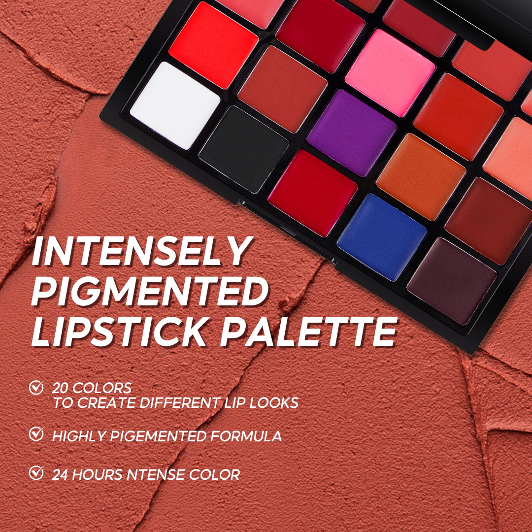 IMAGIC 20 Colors Lipstick Pale - Beauty Makeup Palette avis et prix