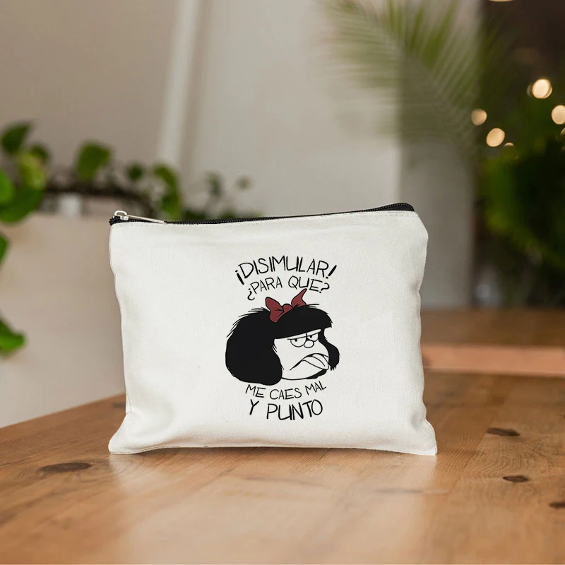Mafalda Cute Anime Cosmetic Ma - Beauty Preservation Makeup Bag avis et prix