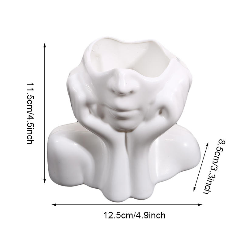 1Pc Cute Face Shaped Makeup Br - Makeup Beauty Ro avis et prix