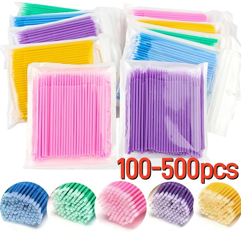 100/500pcs Eyelash Cleaning Br - Beauty Makeup Remover avis et prix