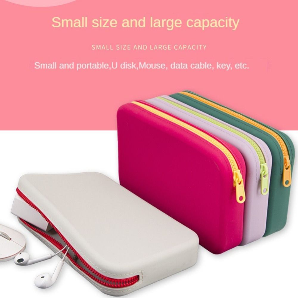 Small Square Silicone Cosmetic - Beauty Preservation Makeup Bag avis et prix