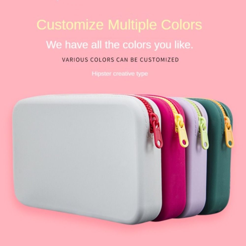 Small Square Silicone Cosmetic - Beauty Preservation Makeup Bag avis et prix