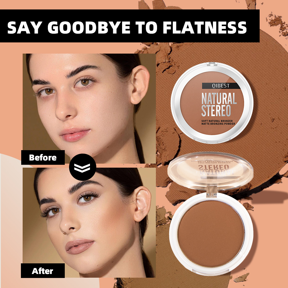 QIBEST 3 Colors Highlighter Br - Beauty Makeup Palette avis et prix