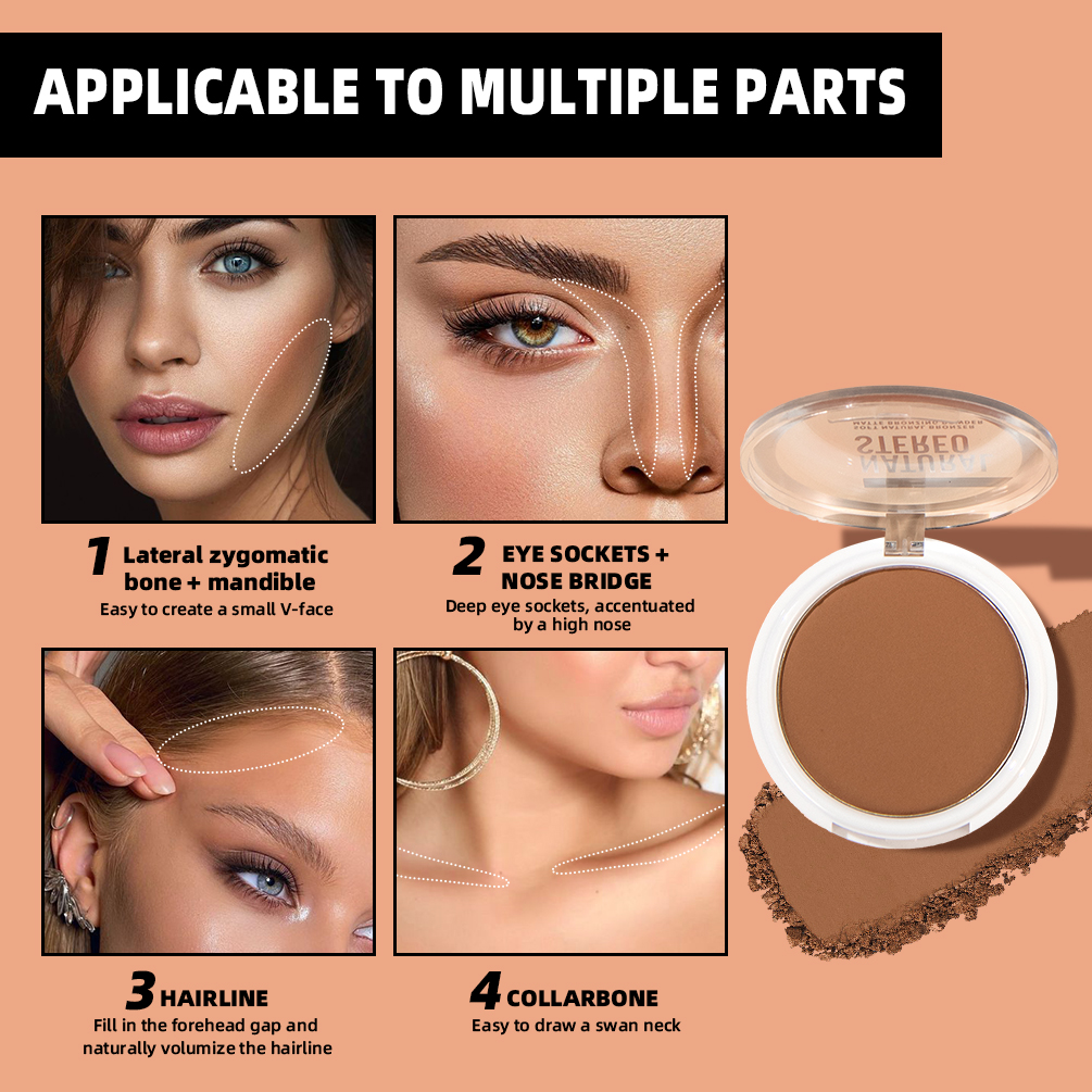 QIBEST 3 Colors Highlighter Br - Beauty Makeup Palette avis et prix