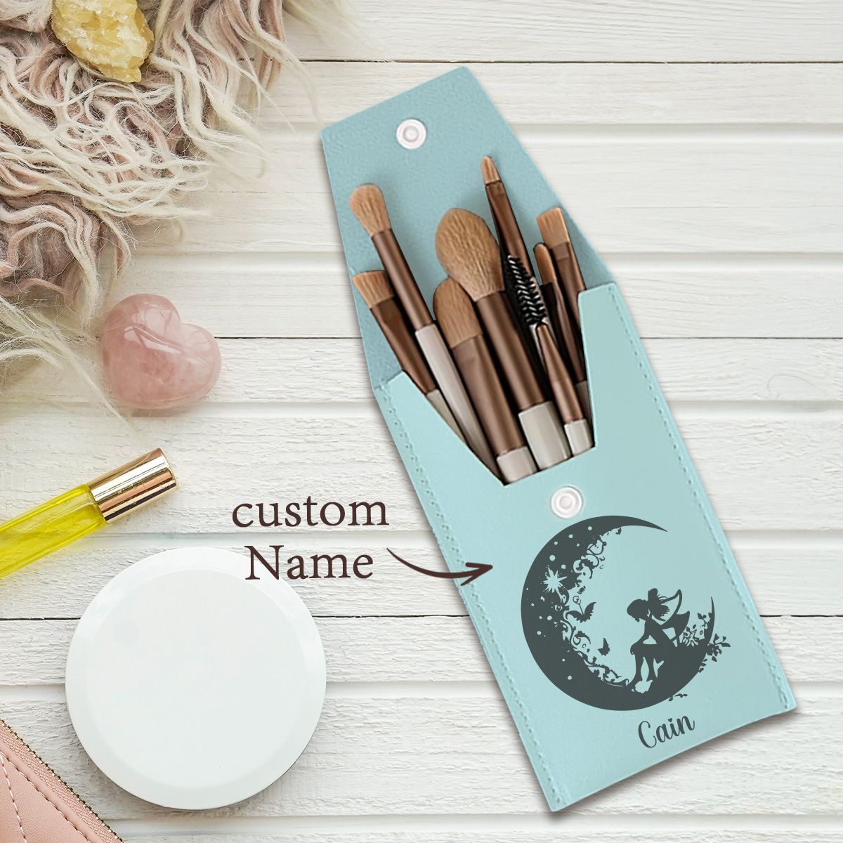 1pc Custom Name Makeup Brush,  - Beauty Makeup Names avis et prix