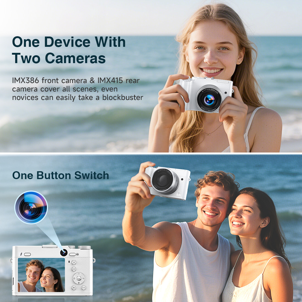 5K 64MP WiFi Digital Camera, 6 - Beauty Makeup Camera App avis et prix