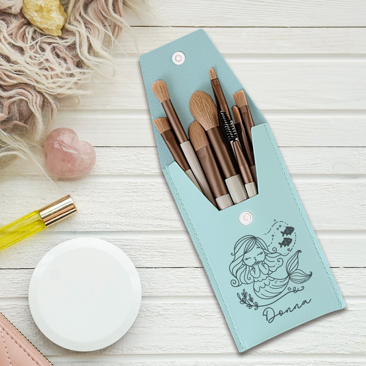 1pc Custom Name Makeup Brush,  - Beauty Makeup Names avis et prix