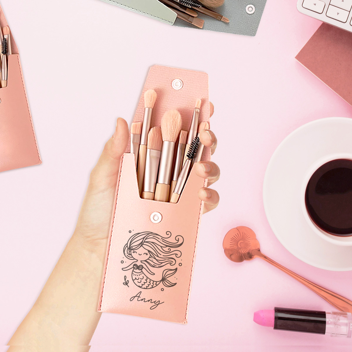1pc Custom Name Makeup Brush,  - Beauty Makeup Names avis et prix