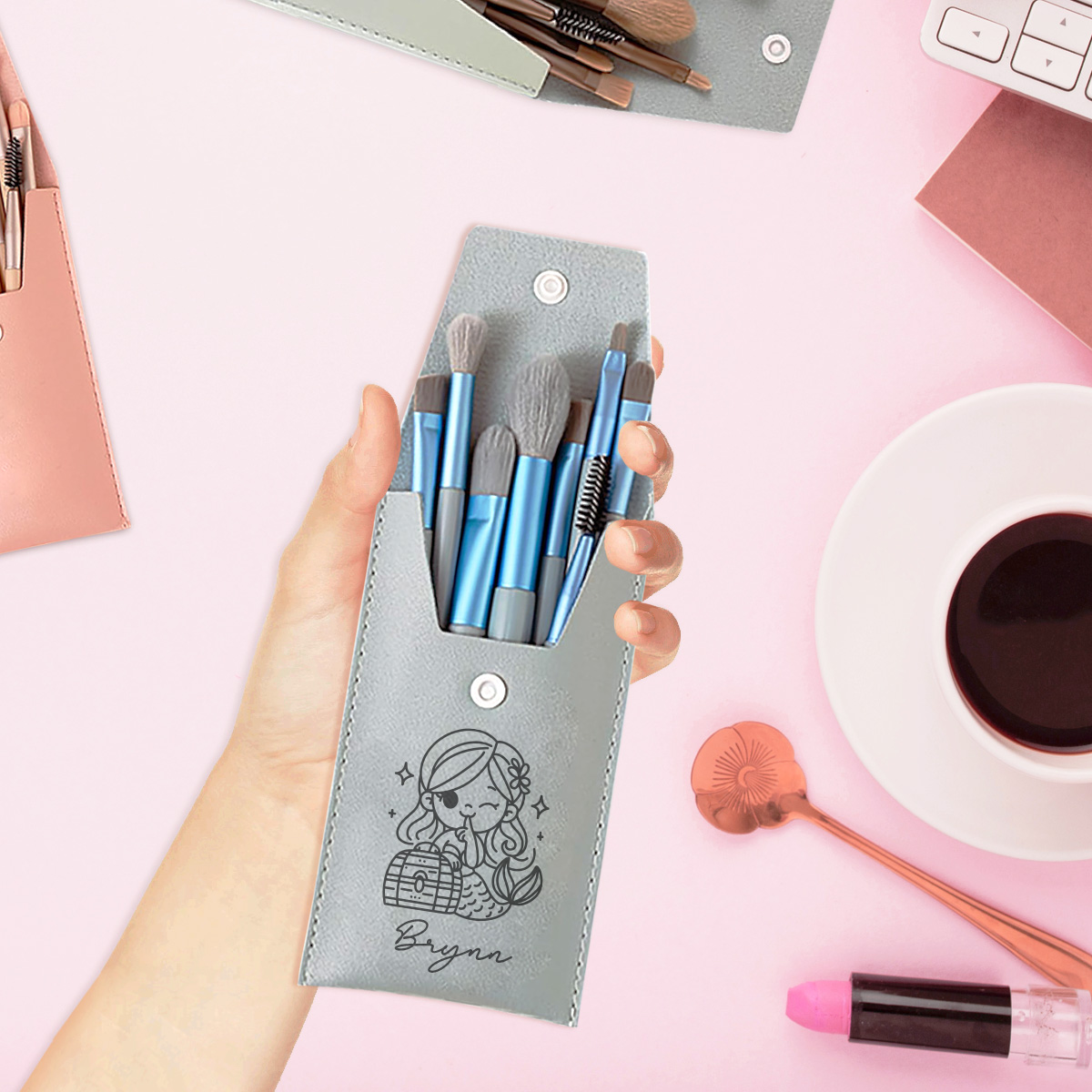 1pc Custom Name Makeup Brush,  - Beauty Makeup Names avis et prix