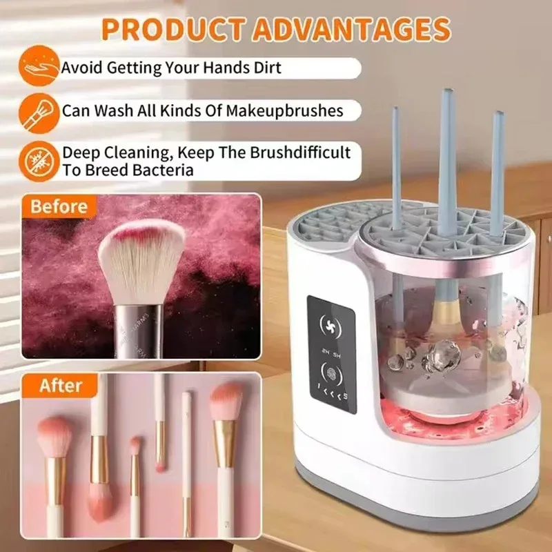 USB Electric Makeup Brush Clea - Beauty Home Makeup avis et prix