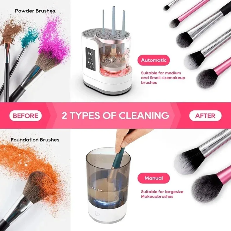 USB Electric Makeup Brush Clea - Beauty Home Makeup avis et prix
