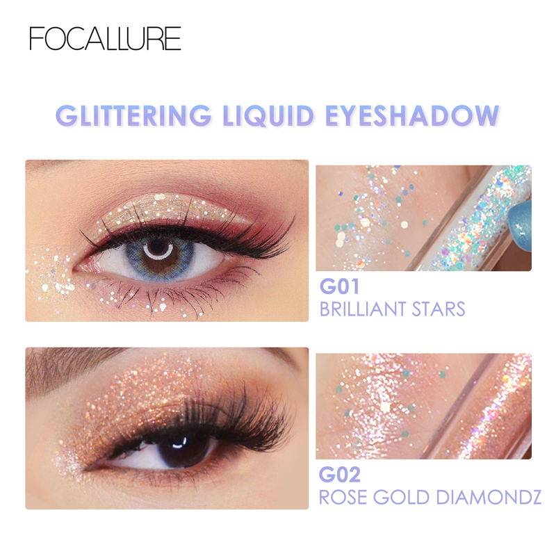 Wholesale FOCALLURE Shiny Eyes - Beauty Rose Makeup avis et prix