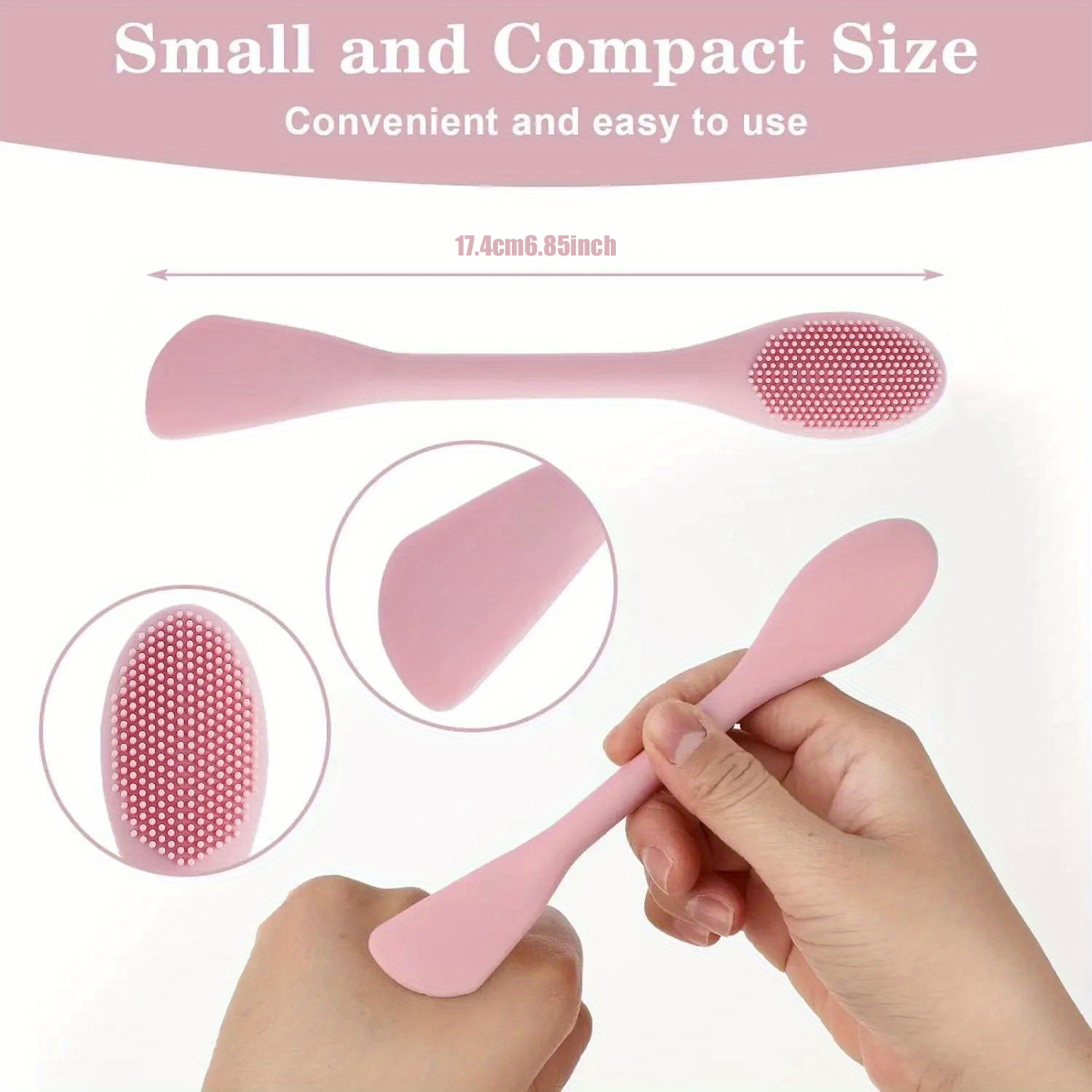 Double Head Facial Mask Brush  - Makeup Beauty Ro avis et prix