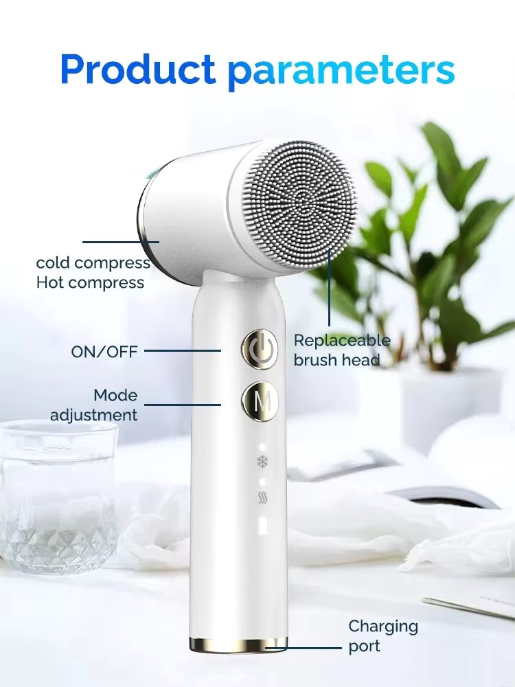 Electric Silicone Face Wash, U - Electric Face Cleanser Brush avis et prix