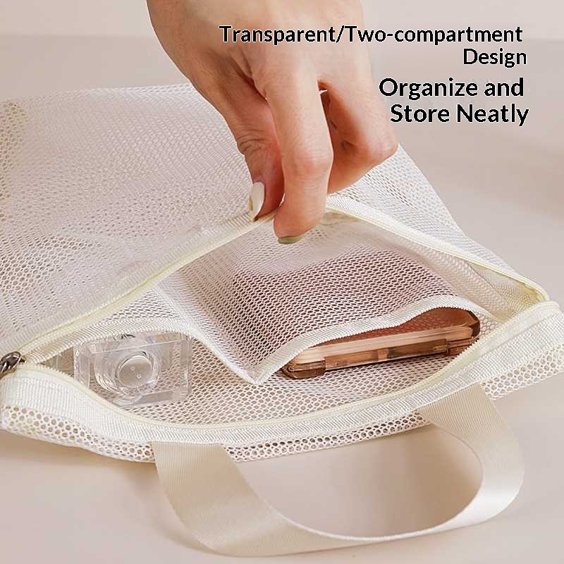 HOMEFISH Mesh Makeup Toiletry  - Beauty Preservation Makeup Bag avis et prix