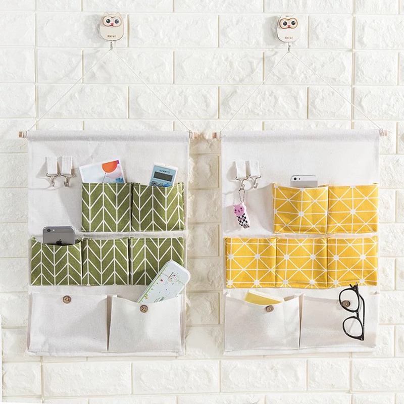 7 Pockets Linen Storage Bags H - Beauty Preservation Makeup Bag avis et prix