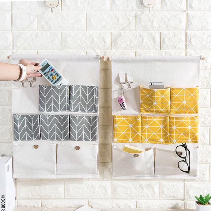 7 Pockets Linen Storage Bags H - Beauty Preservation Makeup Bag avis et prix