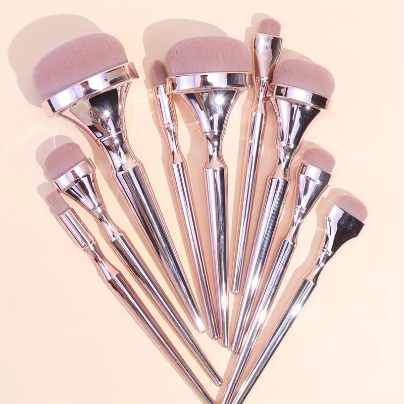 9pcs Rose Gold Makeup Brush Se - Beauty Rose Makeup avis et prix