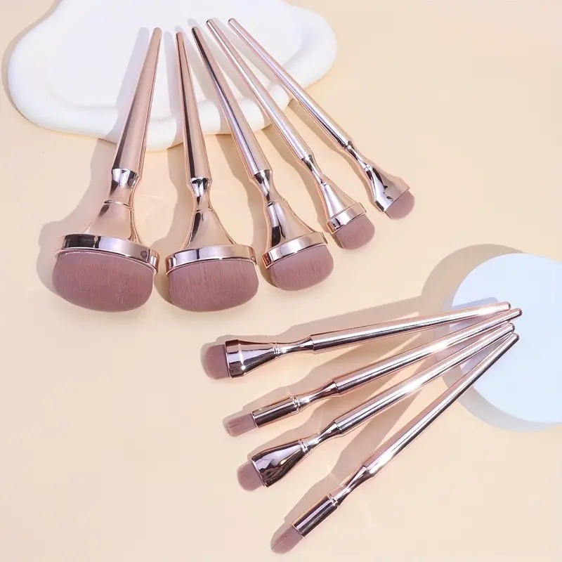 9pcs Rose Gold Makeup Brush Se - Beauty Rose Makeup avis et prix