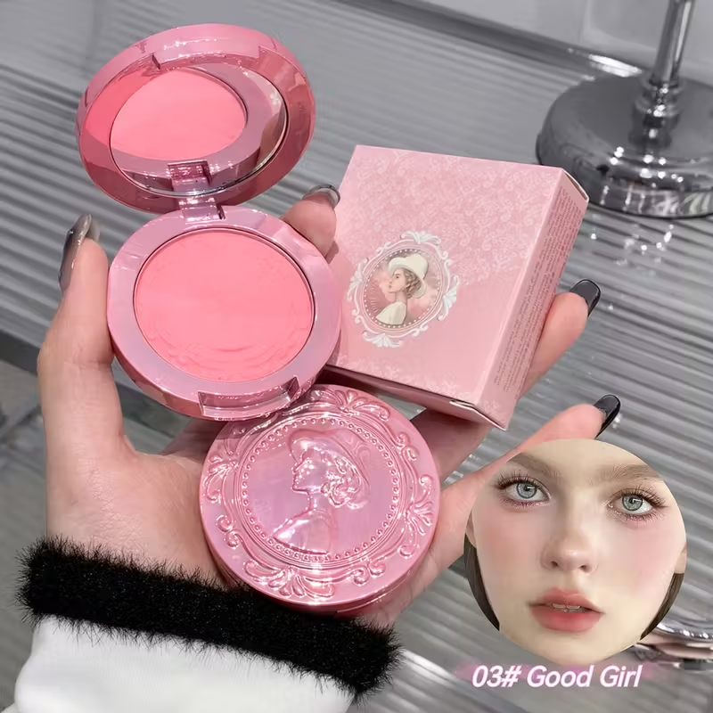 3D Embossed Girl's Blush Press - Beauty Makeup Palette avis et prix
