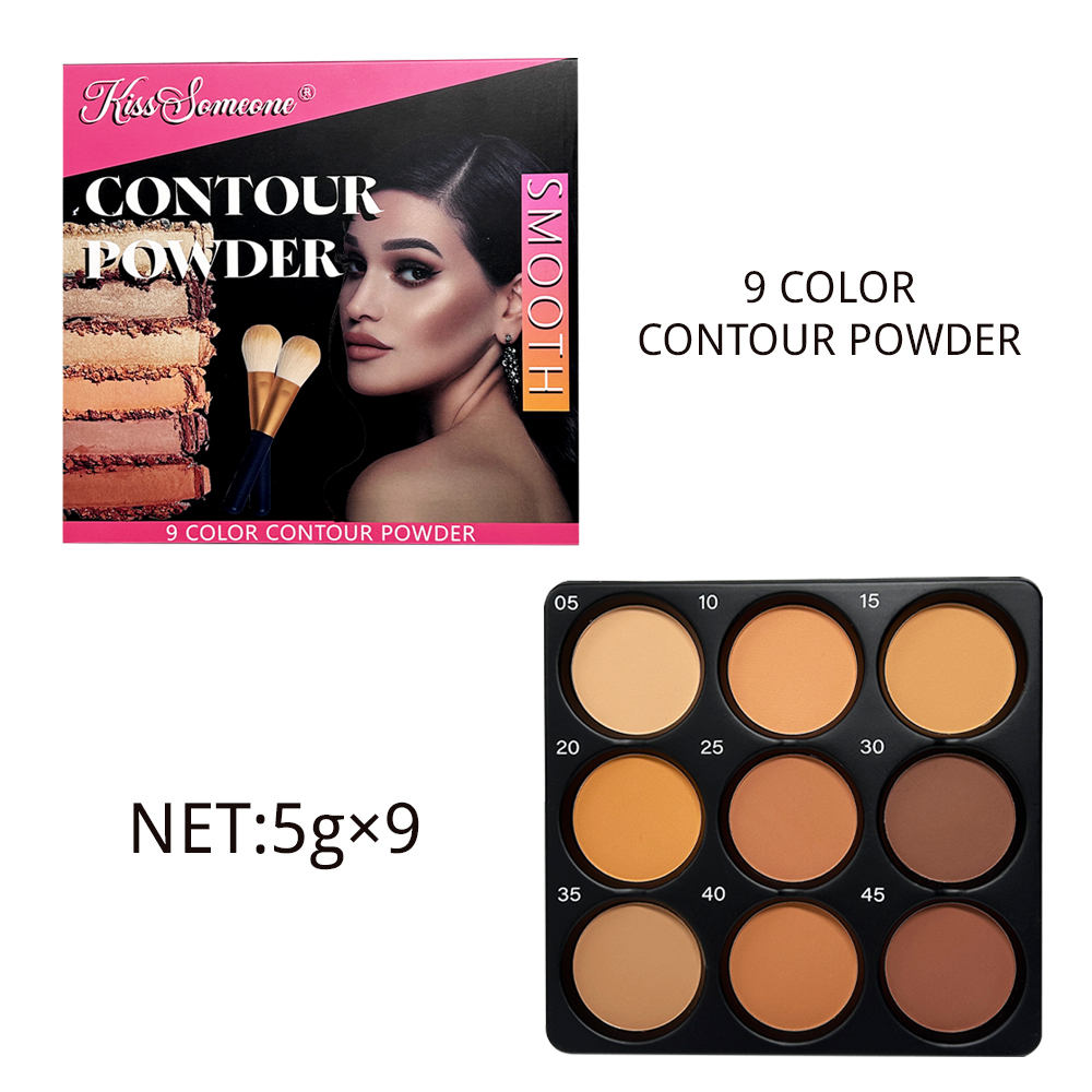 9 Color Powder Contour Palette - Beauty Makeup Palette avis et prix