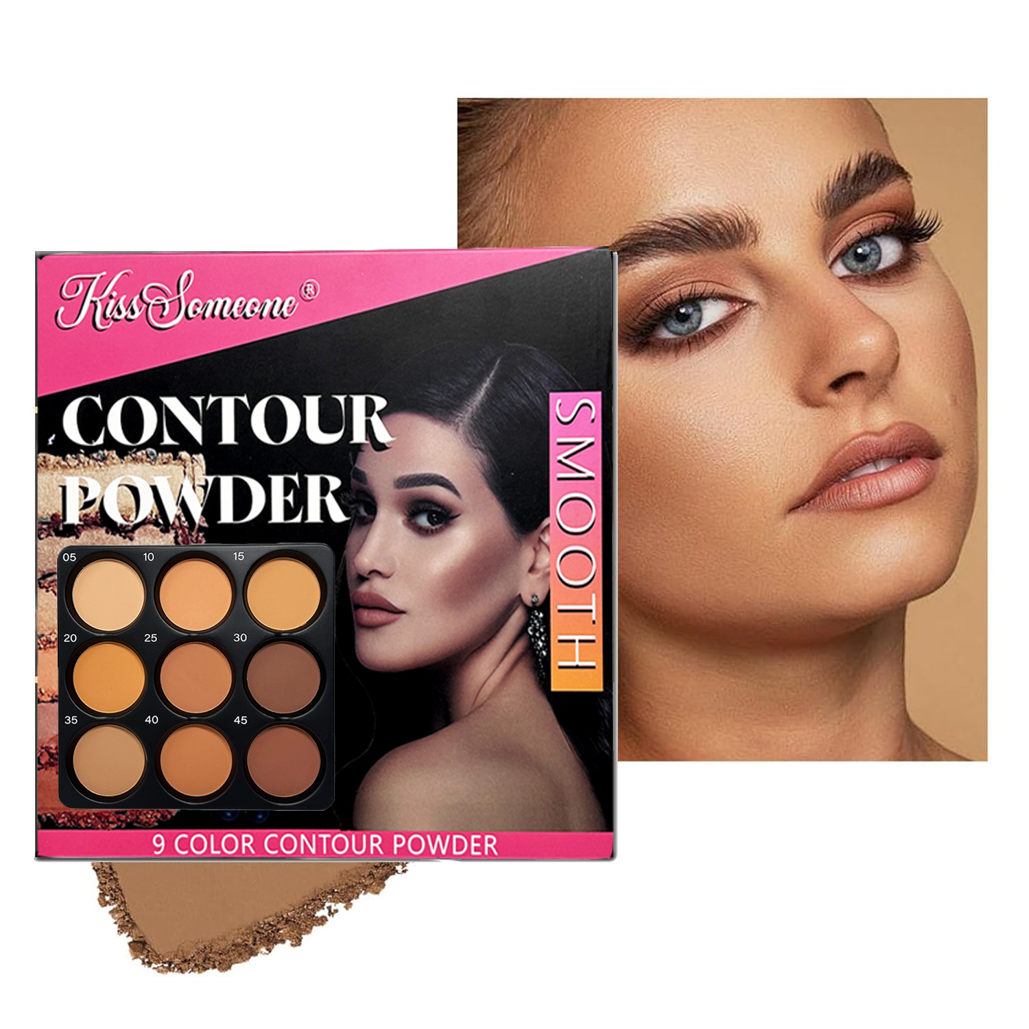 9 Color Powder Contour Palette - Beauty Makeup Palette avis et prix