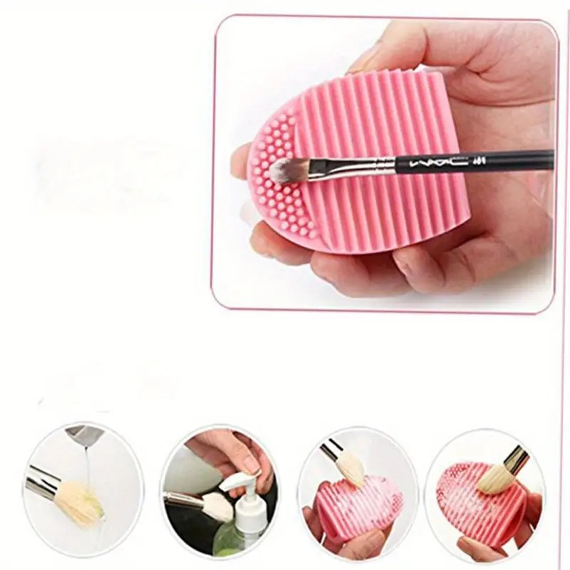 Pink Silicone Makeup Brush Cle - Beauty Home Makeup avis et prix