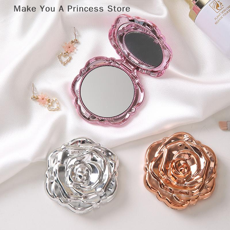 Portable Mini Mirror Retro Ros - Beauty Rose Makeup avis et prix