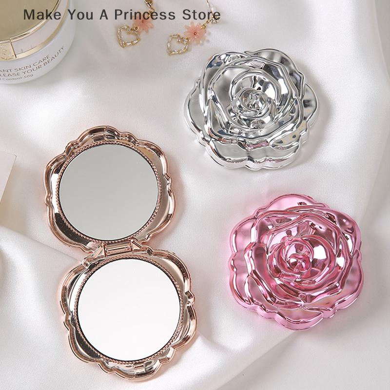 Portable Mini Mirror Retro Ros - Beauty Rose Makeup avis et prix