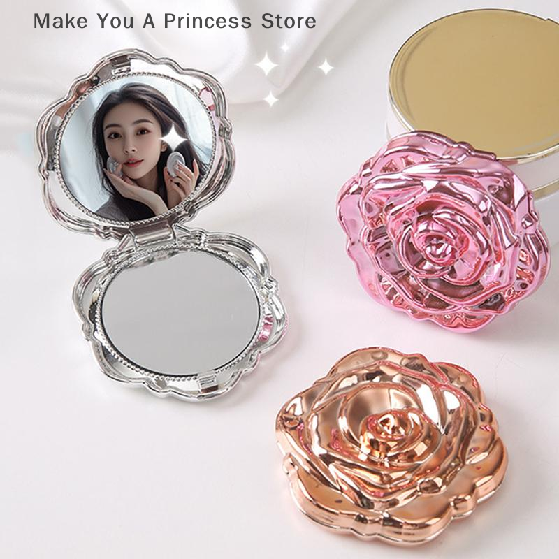 Portable Mini Mirror Retro Ros - Beauty Rose Makeup avis et prix