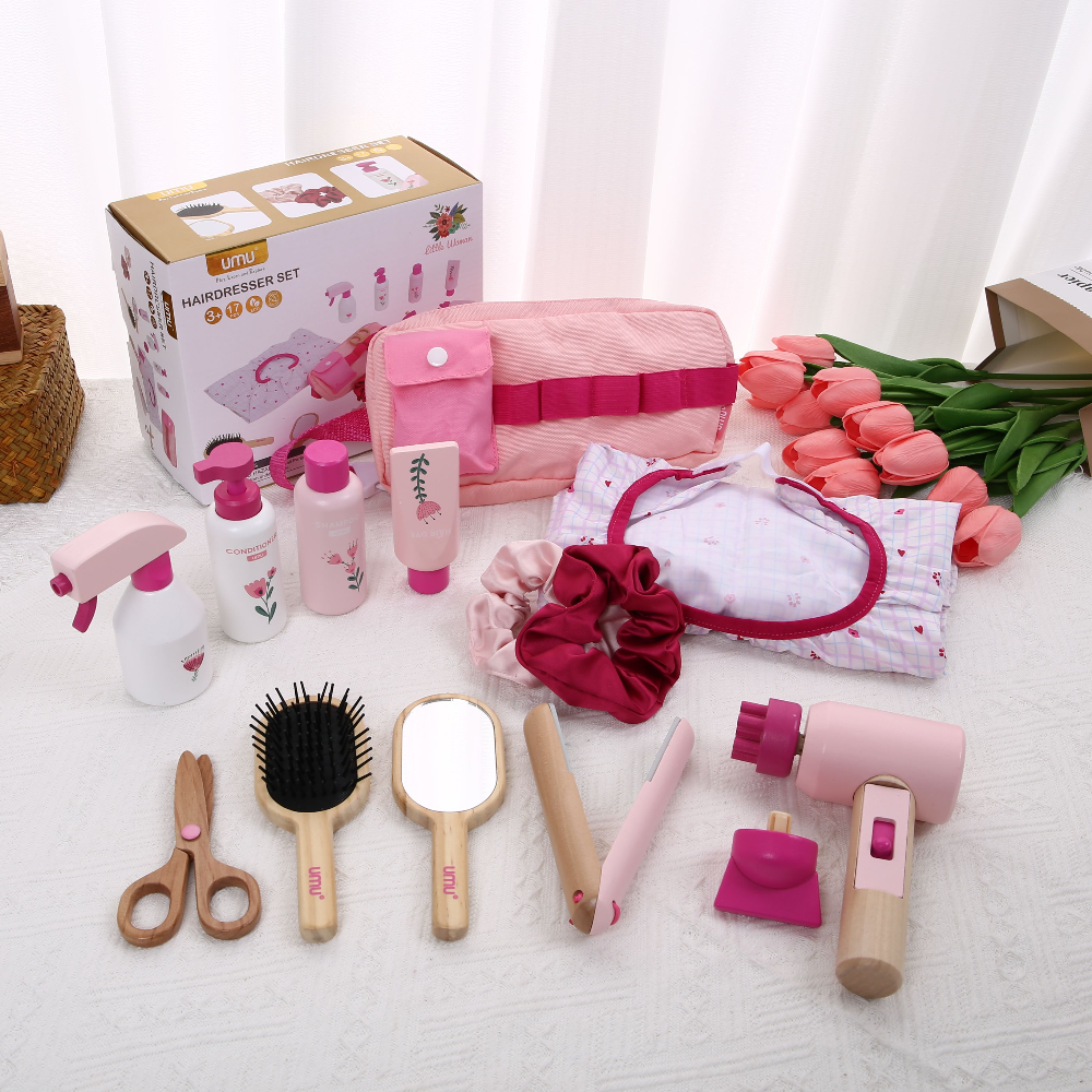 Wooden Makeup Toy Kits for Lit - Beauty Makeup Kit For Girls avis et prix