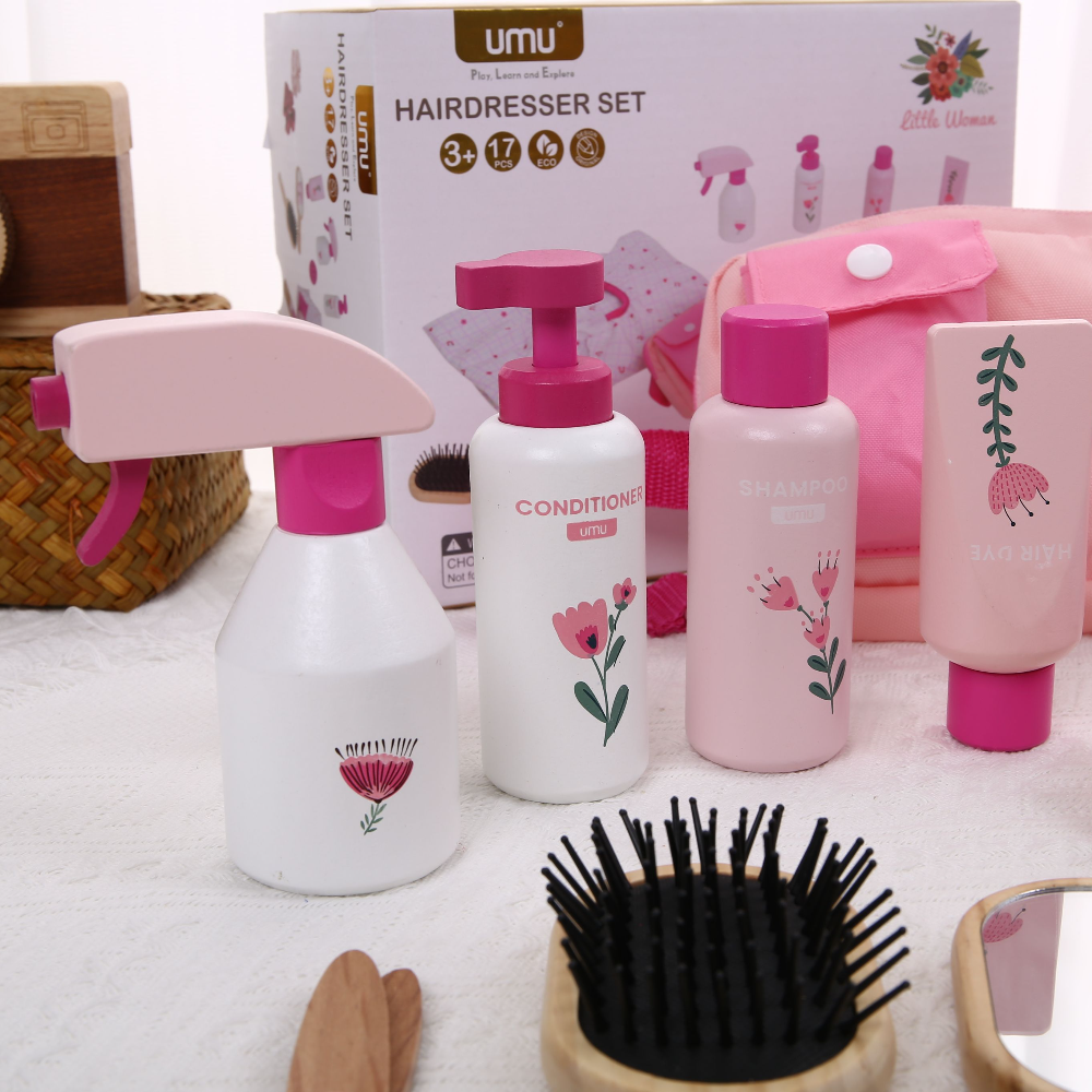 Wooden Makeup Toy Kits for Lit - Beauty Makeup Kit For Girls avis et prix