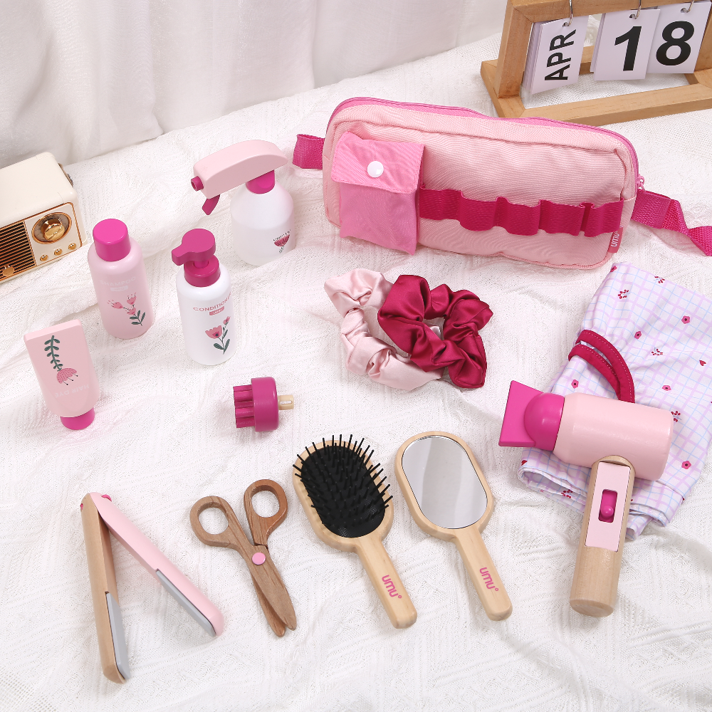 Wooden Makeup Toy Kits for Lit - Beauty Makeup Kit For Girls avis et prix