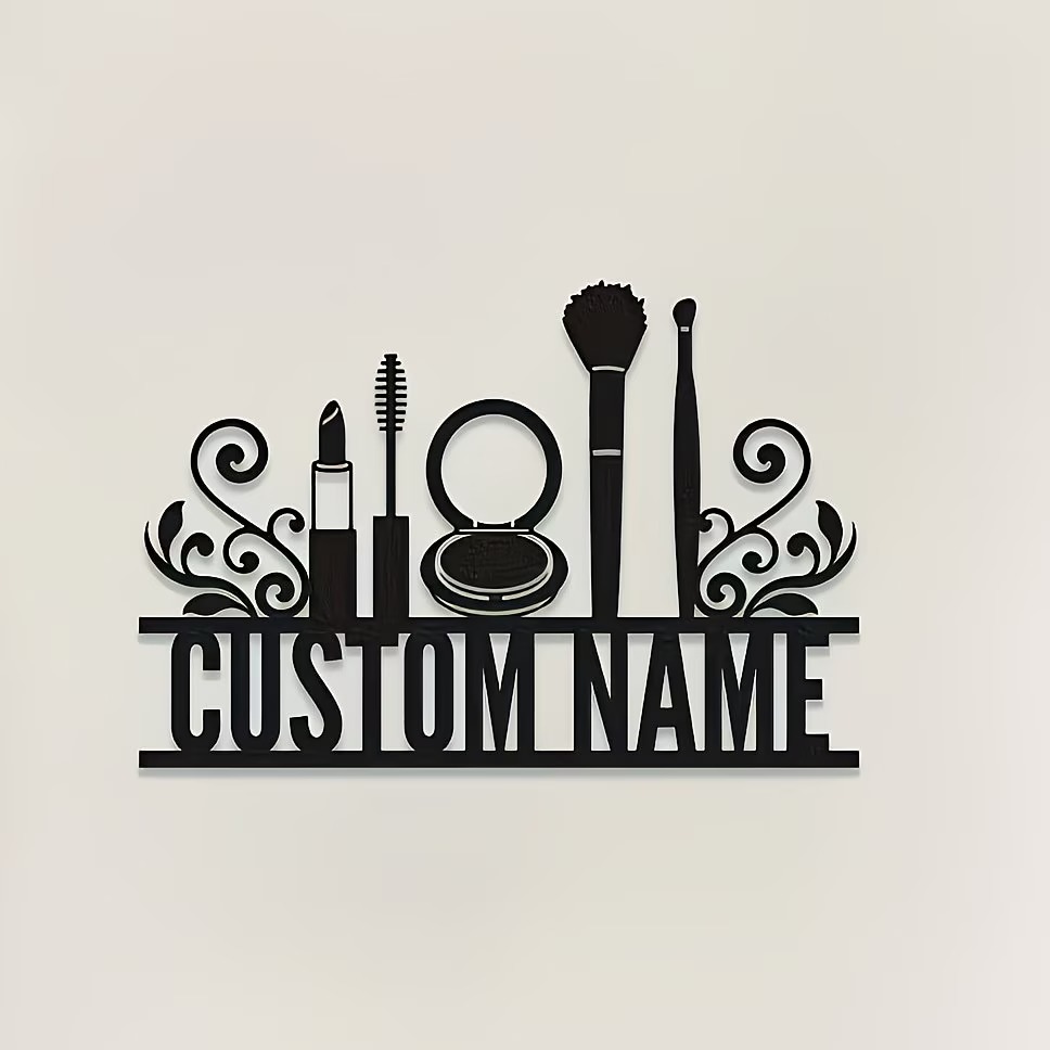 Personalized Metal Wall Decora - Beauty Makeup Names avis et prix