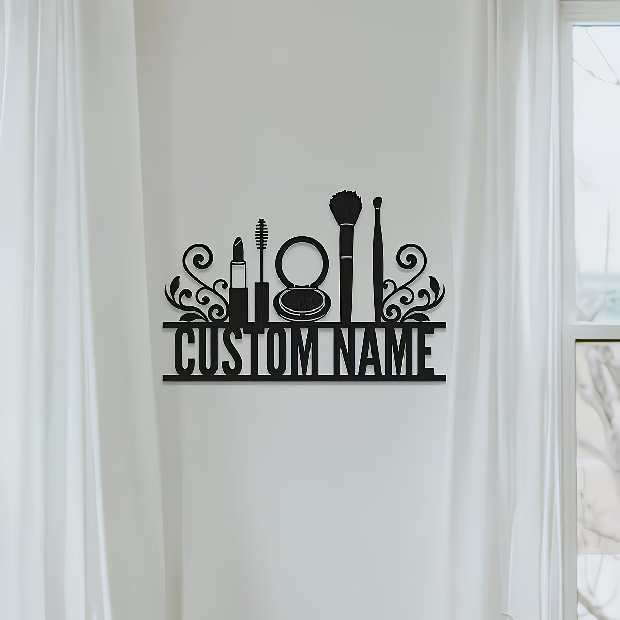 Personalized Metal Wall Decora - Beauty Makeup Names avis et prix
