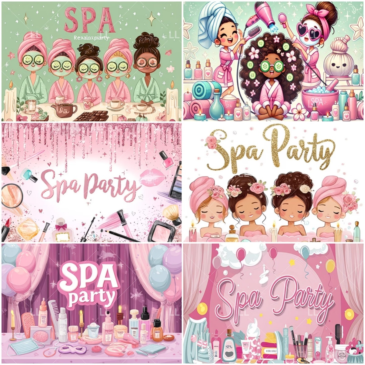 Pink Beauty Makeup Spa Backgro - Beauty Makeup Girl Photo avis et prix