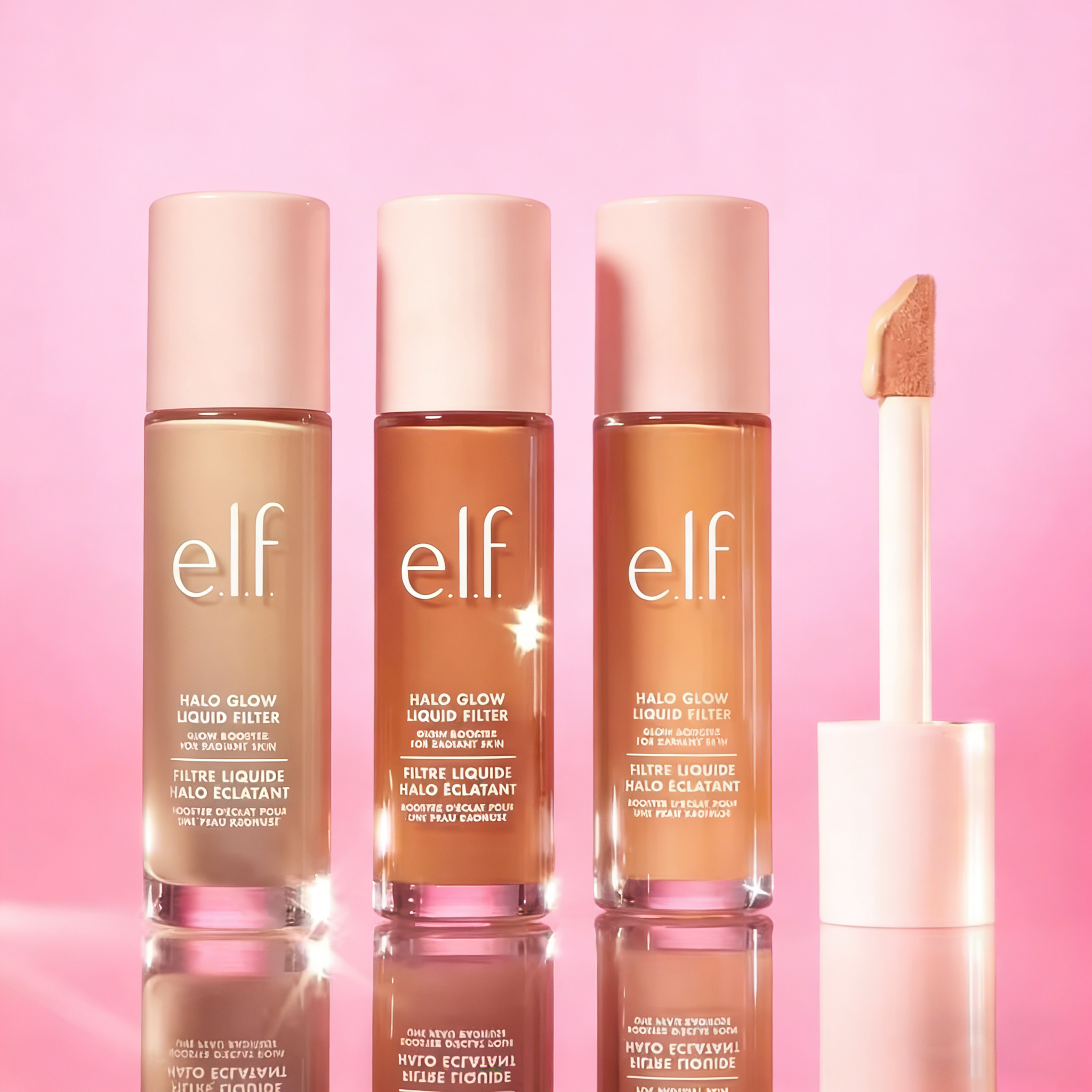 ELF 3 New Shades Halo Glow Liq - Beauty Makeup Filter avis et prix