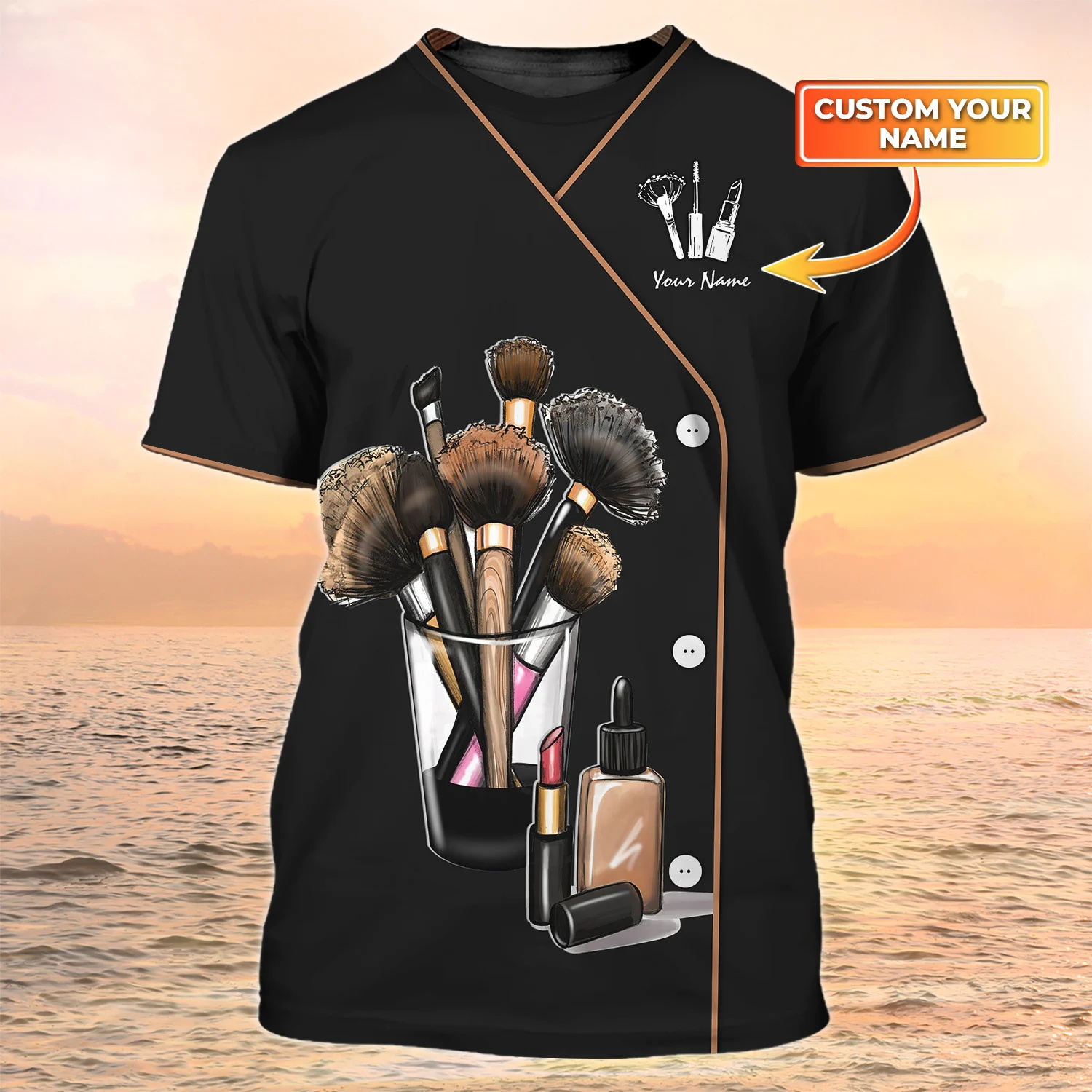 Newest Summer Fashion Men‘s T- - Beauty Makeup Names avis et prix