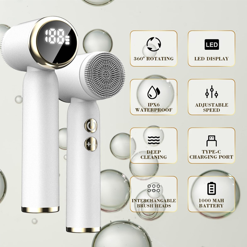 Portable Waterproof Facial Cle - Electric Face Cleanser Brush avis et prix