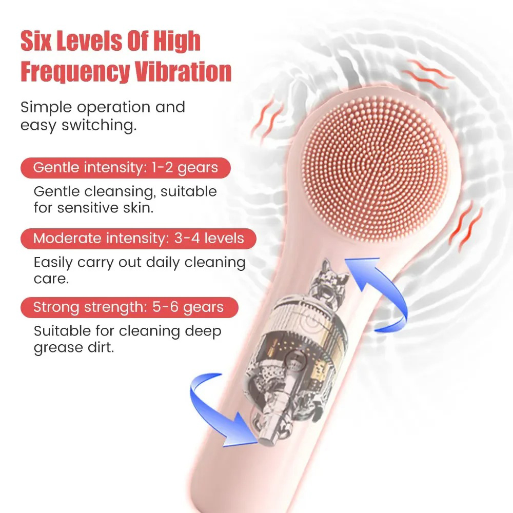Ultrasonic Vibration Cleanser  - Electric Face Cleanser Brush avis et prix